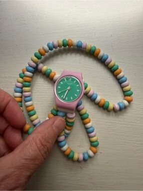 Swatch Watch CARAMELLISSIMA Candy Necklace NWOB